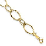 Load image into Gallery viewer, 14K Yellow Gold Fancy Link Bracelet Length 7.25'' inches