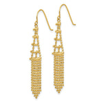 Load image into Gallery viewer, 14K Yellow Gold Beaded Earrings