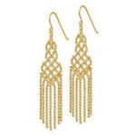 Load image into Gallery viewer, 14K Yellow Gold Bead Chain Earrings