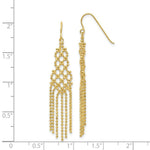 Load image into Gallery viewer, 14K Yellow Gold Bead Chain Earrings