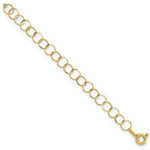 Load image into Gallery viewer, 14K Yellow Gold Circle Chain Bracelet Length 7.5'' inches