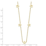 Load image into Gallery viewer, 14K Yellow Gold Star w/2'' Extension Necklace Length 16'' inches