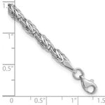 Load image into Gallery viewer, 14K White Gold Polished Fancy Bracelet Length 7.5'' inches