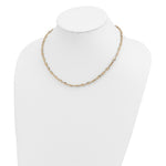 Load image into Gallery viewer, 14K Yellow Gold Fancy Link Necklace Length 18'' inches