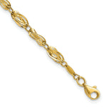 Load image into Gallery viewer, 14K Yellow Gold Polished Fancy Bracelet Length 7.75'' inches