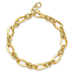 Load image into Gallery viewer, 14K Yellow Gold Fancy Link Bracelet length: 8.25 inches