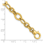 Load image into Gallery viewer, 14K Yellow Gold Fancy Link Bracelet length: 7.75 inches