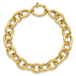Load image into Gallery viewer, 14K Yellow Gold Fancy Oval Link Bracelet length: 7.5 inches