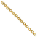 Load image into Gallery viewer, 14K Yellow Gold Fancy Link Bracelet length: 8 inches