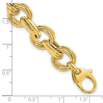 Load image into Gallery viewer, 14K Yellow Gold Fancy Link Bracelet length: 8 inches
