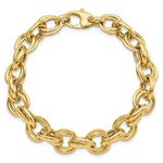 Load image into Gallery viewer, 14K Yellow Gold Fancy Link Bracelet length: 8 inches