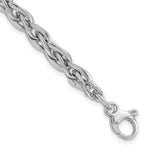 Load image into Gallery viewer, 14k White Gold Polished Bracelet length: 7.5 inches