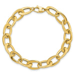 Load image into Gallery viewer, 14K Yellow Gold Fancy Link Bracelet length: 8 inches