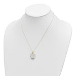 Load image into Gallery viewer, 14k Tri-color Gold Diamond-cut Beads on Spiral Pendant Necklace length: 18 inches