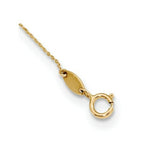 Load image into Gallery viewer, 14K Yellow Gold 3 Strand w 2in Extension Drop Bar Necklace length: 18 inches