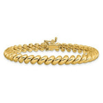 Load image into Gallery viewer, 14K Yellow Gold San Marco Bracelet Length 7'' inches