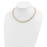 Load image into Gallery viewer, 14K Yellow Gold Polished San Marco Necklace Length 17'' inches