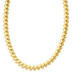 Load image into Gallery viewer, 14K Yellow Gold Polished San Marco Necklace Length 17'' inches