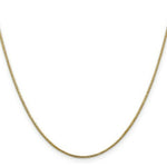 Load image into Gallery viewer, 14K Yellow Gold 1.1mm Round Snake Chain Necklace Length 16'' inches