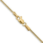Load image into Gallery viewer, 14K Yellow Gold 1.2mm Round Snake Chain Necklace Length 16'' inches