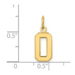 Load image into Gallery viewer, 14K Yellow Gold Casted Small Polished Number 6 Charm
