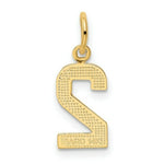 Load image into Gallery viewer, 14K Yellow Gold Casted Small Polished Number 6 Charm