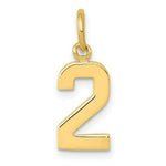 Load image into Gallery viewer, 14K Yellow Gold Casted Small Polished Number 6 Charm