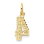 Load image into Gallery viewer, 14K Yellow Gold Casted Small Polished Number 6 Charm