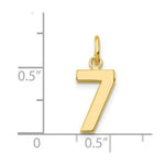 Load image into Gallery viewer, 14K Yellow Gold Casted Small Polished Number 6 Charm