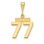 Load image into Gallery viewer, 14K Yellow Gold Casted Small Polished Number 6 Charm