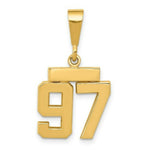 Load image into Gallery viewer, 14K Yellow Gold Casted Small Polished Number 6 Charm