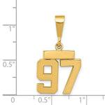 Load image into Gallery viewer, 14K Yellow Gold Casted Small Polished Number 6 Charm
