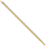 Load image into Gallery viewer, 7.25" Length Bracelet 14K Yellow Gold Lite 5mm Double Link Charm Bracelet