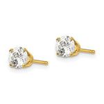 Load image into Gallery viewer, 14K Yellow Gold .85ct. I2 K-L Diamond Stud Push-on Post Earrings