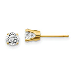 Load image into Gallery viewer, 14K Yellow Gold .85ct. I2 K-L Diamond Stud Push-on Post Earrings
