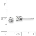 Load image into Gallery viewer, 14K White Gold .85-Carat tw I2 K-L Diamond Stud Push-on Post Earrings