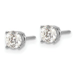 Load image into Gallery viewer, 14K White Gold 1-Carat tw VS2/SI1 G-I Diamond Stud Thread on/off Post Earrings