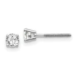 Load image into Gallery viewer, 14K Yellow Gold .40-Carat tw VS2/SI1 G-I Diamond Stud Thread on/off Post Earrings