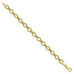Load image into Gallery viewer, 7" Length Bracelet 14K Yellow Gold Fancy Bracelet