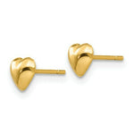 Load image into Gallery viewer, 14K Yellow Gold Heart Post Earrings