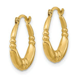 Load image into Gallery viewer, 14K Yellow Gold Polished Hoop Earrings