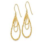 Load image into Gallery viewer, 14K Yellow Gold Tear Drop Earrings