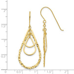 Load image into Gallery viewer, 14K Yellow Gold Tear Drop Earrings