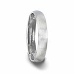 Load image into Gallery viewer, Mens Womens Silver Brushed Finish Wedding Ring - Domed Comfort Fit - 4mm 8mm Wide - Style name: EMPEROR