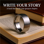Load image into Gallery viewer, Mens Titanium Brushed Finish Wedding Ring - Domed Comfort Fit - 6mm 8mm Wide - Style name: ERIS
