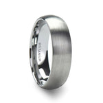 Load image into Gallery viewer, Mens Titanium Brushed Finish Wedding Ring - Domed Comfort Fit - 6mm 8mm Wide - Style name: ERIS