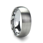 Load image into Gallery viewer, Mens Titanium Brushed Finish Wedding Ring - Domed Comfort Fit - 6mm 8mm Wide - Style name: ERIS