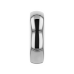 Load image into Gallery viewer, Mens Titanium Domed Wedding Ring - Polished Finish Comfort Fit - 6mm 8mm Wide - Style name: PETERSON