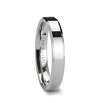 Load image into Gallery viewer, Mens Cobalt Polished Finish Wedding Ring - Beveled Comfort Fit - 4mm 6mm 8mm Wide - Style name: CALERA