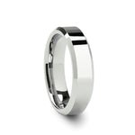 Load image into Gallery viewer, Mens Cobalt Polished Finish Wedding Ring - Beveled Comfort Fit - 4mm 6mm 8mm Wide - Style name: CALERA